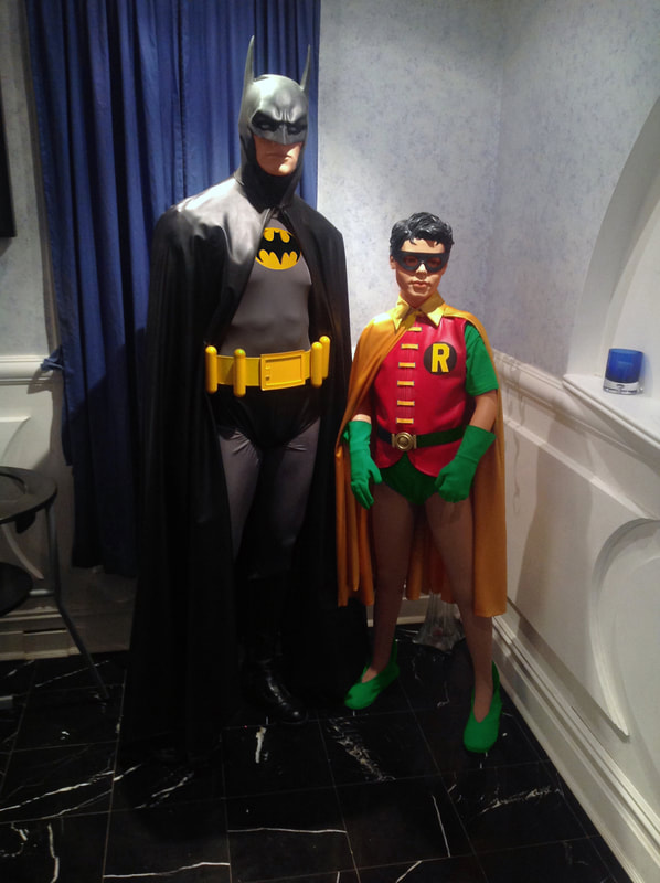 Take a selfie with Gotham City's Dynamic Duo; THE BATMAN and ROBIN The Boy Wonder